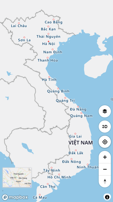 Hiển thị bản đồ OSM